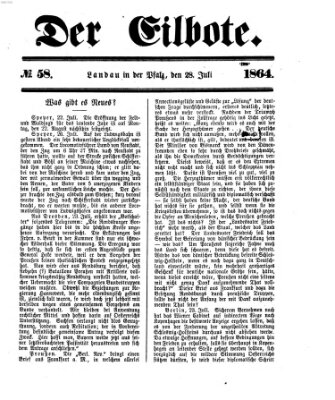 Der Eilbote Donnerstag 28. Juli 1864
