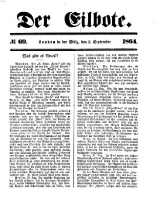 Der Eilbote Samstag 3. September 1864