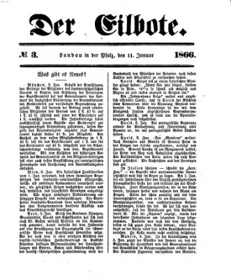 Der Eilbote Donnerstag 11. Januar 1866