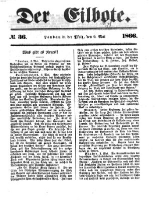 Der Eilbote Mittwoch 9. Mai 1866