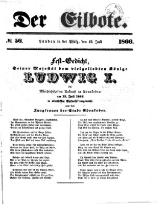 Der Eilbote Donnerstag 19. Juli 1866