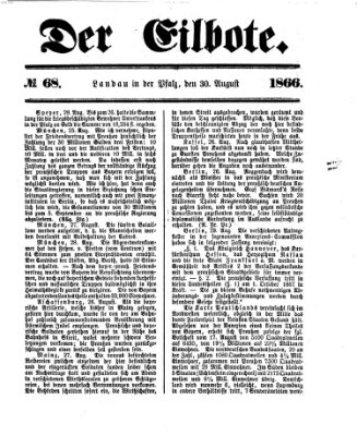Der Eilbote Donnerstag 30. August 1866