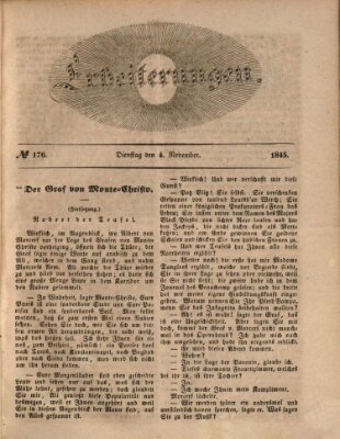 Erheiterungen (Aschaffenburger Zeitung) Dienstag 4. November 1845