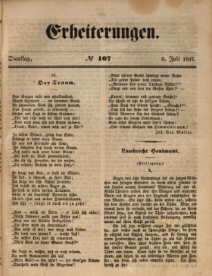 Erheiterungen (Aschaffenburger Zeitung) Dienstag 6. Juli 1847