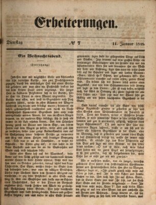 Erheiterungen (Aschaffenburger Zeitung) Dienstag 11. Januar 1848