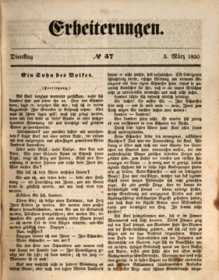 Erheiterungen (Aschaffenburger Zeitung) Dienstag 5. März 1850