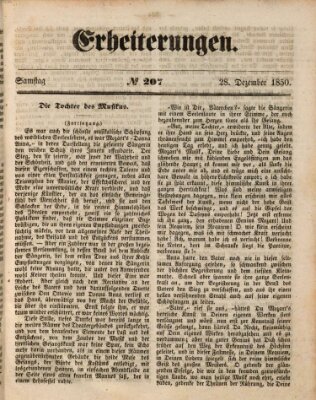 Erheiterungen (Aschaffenburger Zeitung) Samstag 28. Dezember 1850
