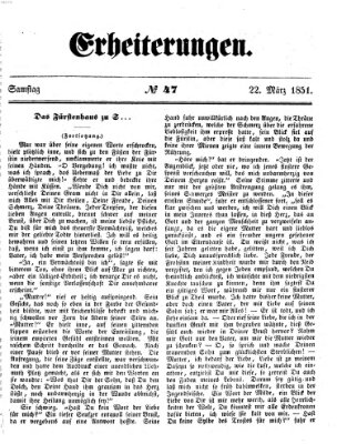 Erheiterungen (Aschaffenburger Zeitung) Samstag 22. März 1851