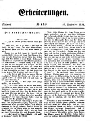 Erheiterungen (Aschaffenburger Zeitung) Mittwoch 10. September 1851