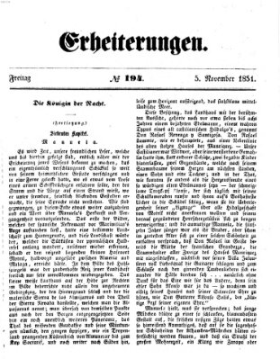 Erheiterungen (Aschaffenburger Zeitung) Freitag 5. Dezember 1851