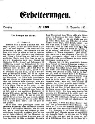 Erheiterungen (Aschaffenburger Zeitung) Samstag 13. Dezember 1851