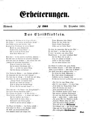 Erheiterungen (Aschaffenburger Zeitung) Mittwoch 24. Dezember 1851