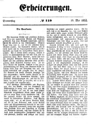 Erheiterungen (Aschaffenburger Zeitung) Donnerstag 19. Mai 1853