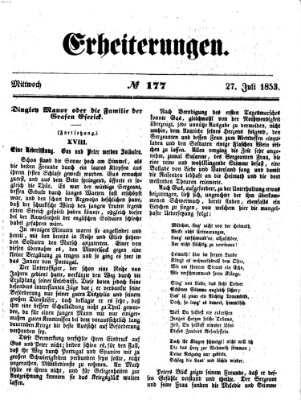Erheiterungen (Aschaffenburger Zeitung) Mittwoch 27. Juli 1853