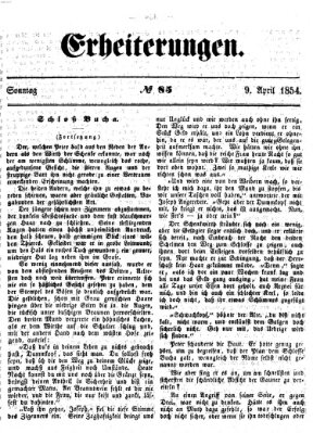 Erheiterungen (Aschaffenburger Zeitung) Sonntag 9. April 1854