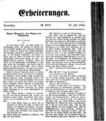 Erheiterungen (Aschaffenburger Zeitung) Donnerstag 20. Juli 1854