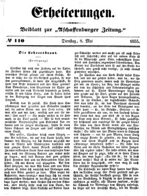 Erheiterungen (Aschaffenburger Zeitung) Dienstag 8. Mai 1855