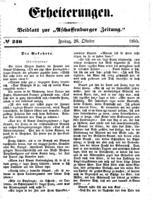 Erheiterungen (Aschaffenburger Zeitung) Freitag 26. Oktober 1855