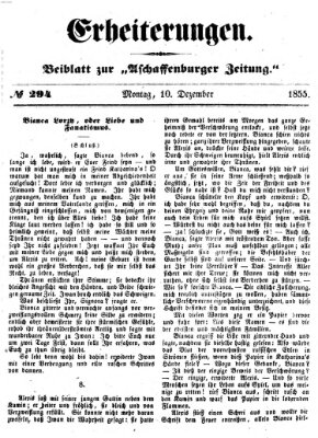 Erheiterungen (Aschaffenburger Zeitung) Montag 10. Dezember 1855