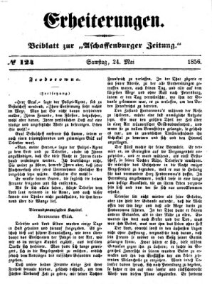 Erheiterungen (Aschaffenburger Zeitung) Samstag 24. Mai 1856