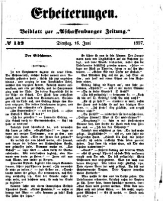 Erheiterungen (Aschaffenburger Zeitung) Dienstag 16. Juni 1857