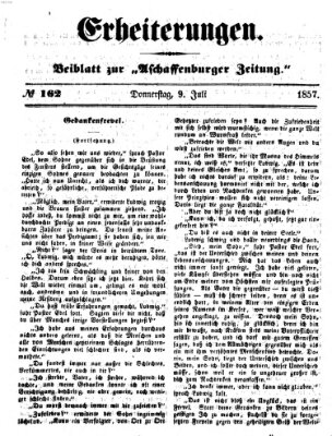 Erheiterungen (Aschaffenburger Zeitung) Donnerstag 9. Juli 1857