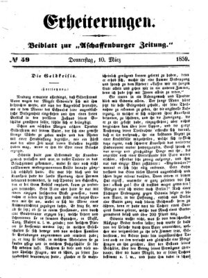 Erheiterungen (Aschaffenburger Zeitung) Donnerstag 10. März 1859