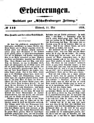 Erheiterungen (Aschaffenburger Zeitung) Mittwoch 11. Mai 1859