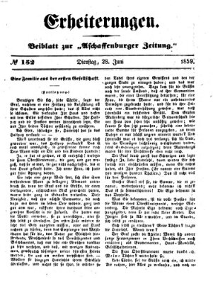 Erheiterungen (Aschaffenburger Zeitung) Dienstag 28. Juni 1859