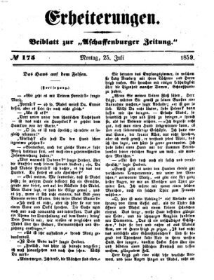 Erheiterungen (Aschaffenburger Zeitung) Montag 25. Juli 1859