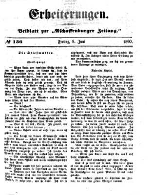 Erheiterungen (Aschaffenburger Zeitung) Freitag 8. Juni 1860