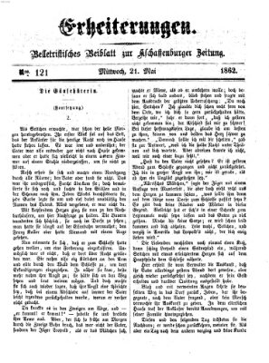 Erheiterungen (Aschaffenburger Zeitung) Mittwoch 21. Mai 1862