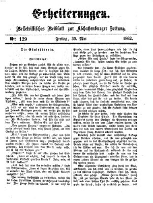 Erheiterungen (Aschaffenburger Zeitung) Freitag 30. Mai 1862
