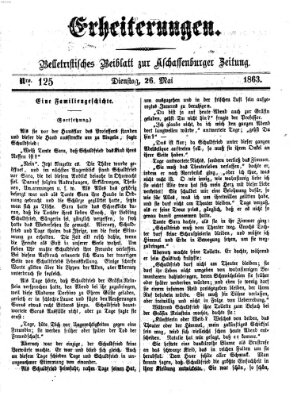 Erheiterungen (Aschaffenburger Zeitung) Dienstag 26. Mai 1863
