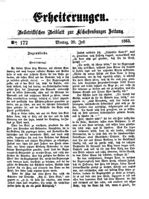 Erheiterungen (Aschaffenburger Zeitung) Montag 20. Juli 1863