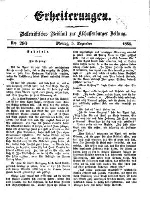 Erheiterungen (Aschaffenburger Zeitung) Montag 5. Dezember 1864