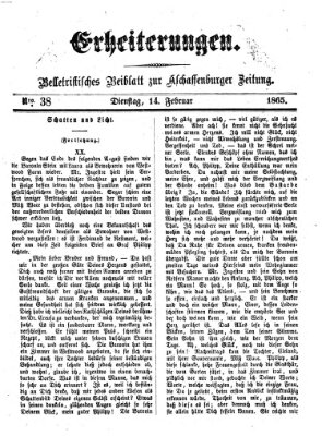 Erheiterungen (Aschaffenburger Zeitung) Dienstag 14. Februar 1865