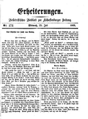 Erheiterungen (Aschaffenburger Zeitung) Mittwoch 25. Juli 1866
