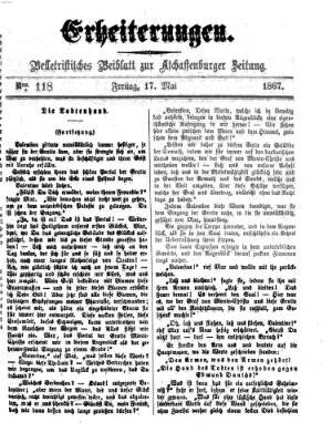 Erheiterungen (Aschaffenburger Zeitung) Freitag 17. Mai 1867
