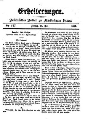 Erheiterungen (Aschaffenburger Zeitung) Freitag 26. Juli 1867