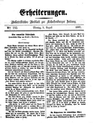 Erheiterungen (Aschaffenburger Zeitung) Montag 5. August 1867