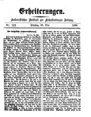 Erheiterungen (Aschaffenburger Zeitung) Dienstag 26. Mai 1868