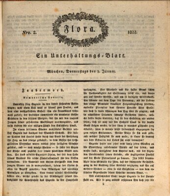 Flora (Baierische National-Zeitung) Donnerstag 3. Januar 1822