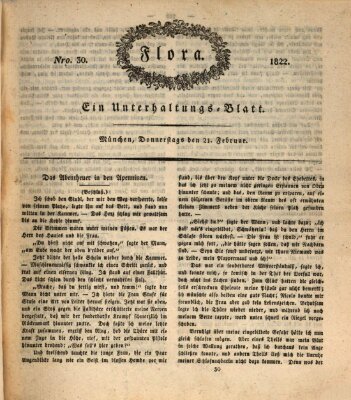 Flora (Baierische National-Zeitung) Donnerstag 21. Februar 1822