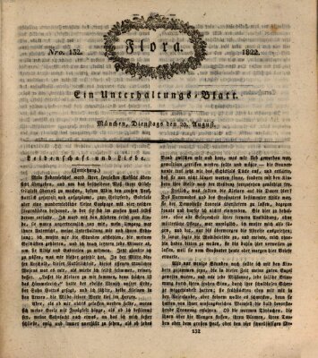 Flora (Baierische National-Zeitung) Dienstag 20. August 1822