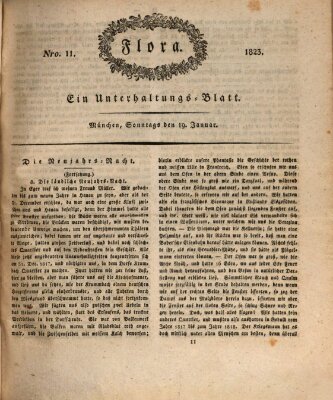 Flora (Baierische National-Zeitung) Sonntag 19. Januar 1823