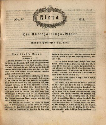 Flora (Baierische National-Zeitung) Sonntag 27. April 1823