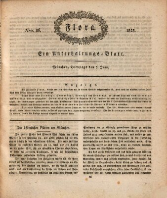 Flora (Baierische National-Zeitung) Dienstag 3. Juni 1823