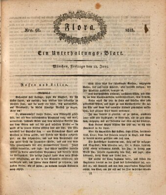 Flora (Baierische National-Zeitung) Freitag 13. Juni 1823