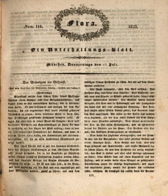 Flora (Baierische National-Zeitung) Donnerstag 17. Juli 1823